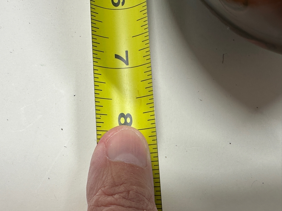 Large Hand Painted Russian Laquer Wooden Egg Artist Signed On Bottom Showcasing Landscape Scene With Stand And Glass Display Dome 8'H [Photo 26]