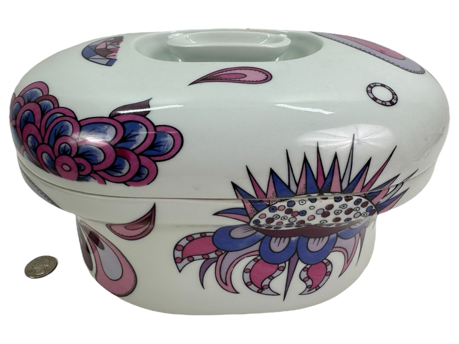 L. Bernardaud & Co. Limoges France 'Pop' Casserole Dish 12W X 9D X 6H [Photo 1]