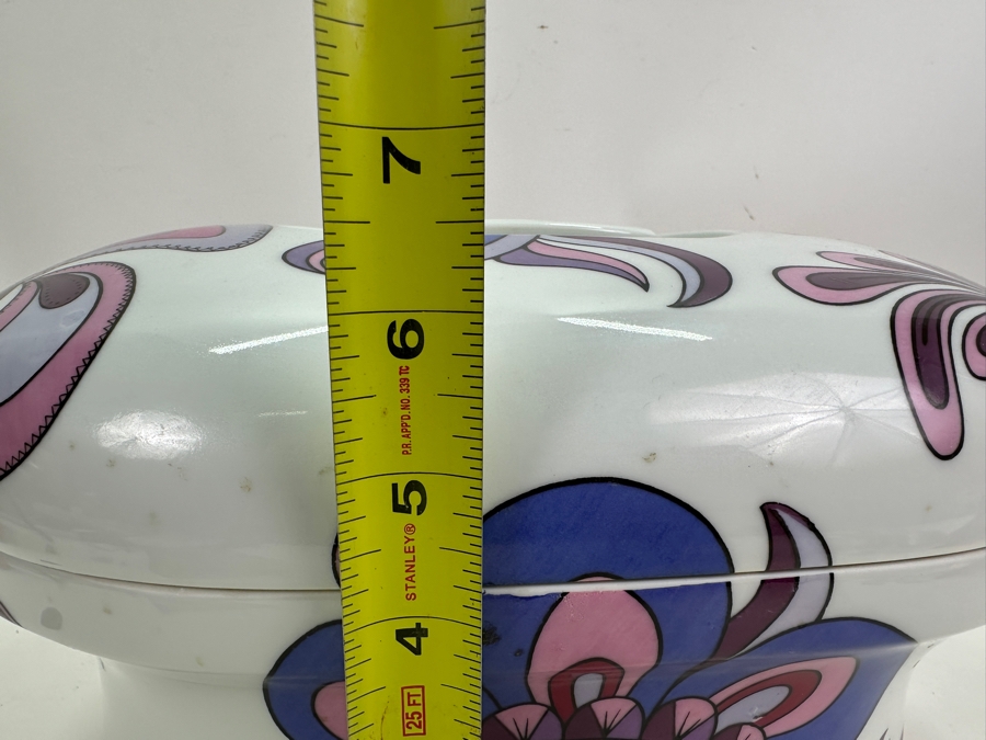 L. Bernardaud & Co. Limoges France 'Pop' Casserole Dish 12W X 9D X 6H [Photo 9]