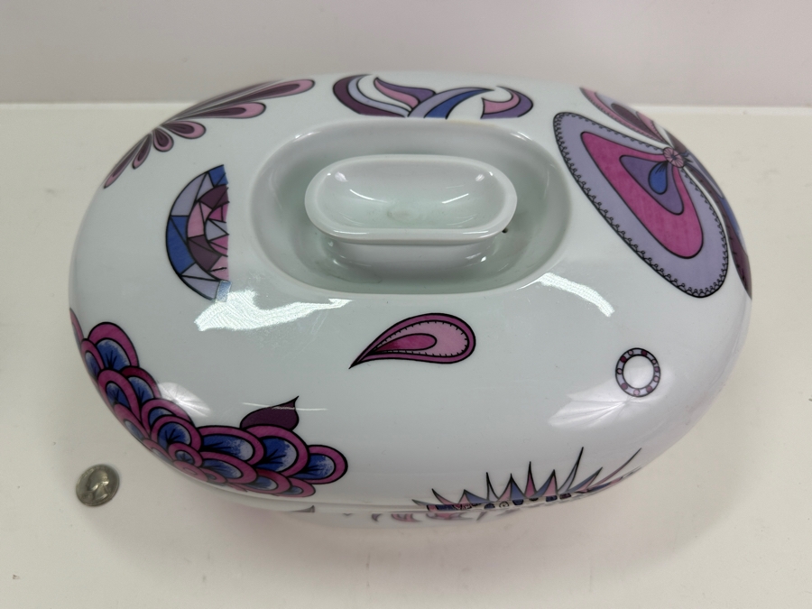 L. Bernardaud & Co. Limoges France 'Pop' Casserole Dish 12W X 9D X 6H [Photo 3]