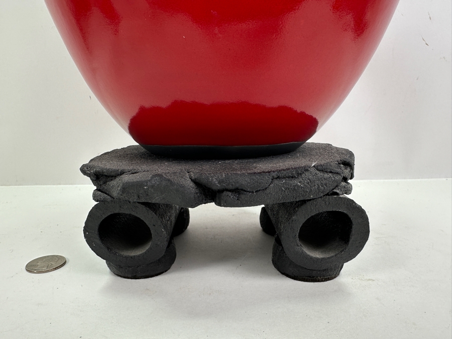 Wish Keeper Raku Ceramic Sculpture Handmade Hawaiian Art By Matthew Lovein Artist Signed And Dated 2002 8W X 14H [Photo 4]