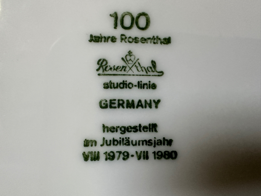 Vintage Rosenthal Studio-Line Porcelain Suomi White China Service Designed In Finland By Timo Sarpaneva - See Photos [Photo 13]