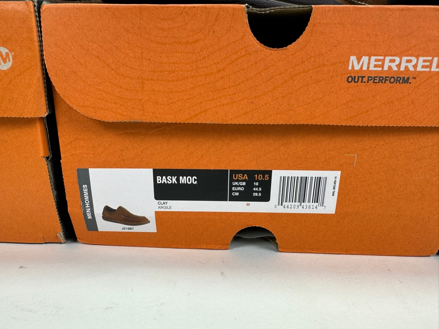 Four New Pair Merrill Slip-on Leather Shoes Size 10.5 Retails $500+ [Photo 8]