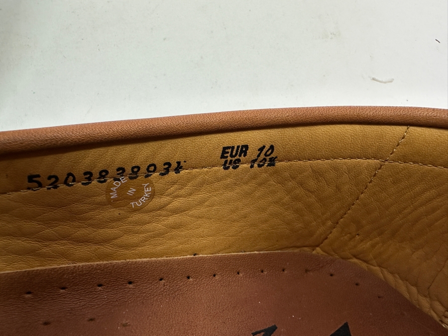 Three New Pair Mephisto Penny Loafer Slip-on Leather Shoes Black, Brown, Tan Size 10.5 Retails $1,000 [Photo 5]