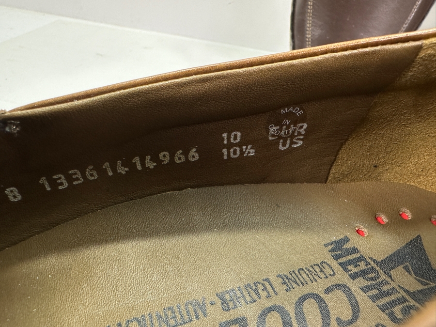 Four New Pair Mephisto Slip-on Leather/Suede Shoes Black, Brown, Tan Size 10.5 Retails $1,200+ [Photo 6]