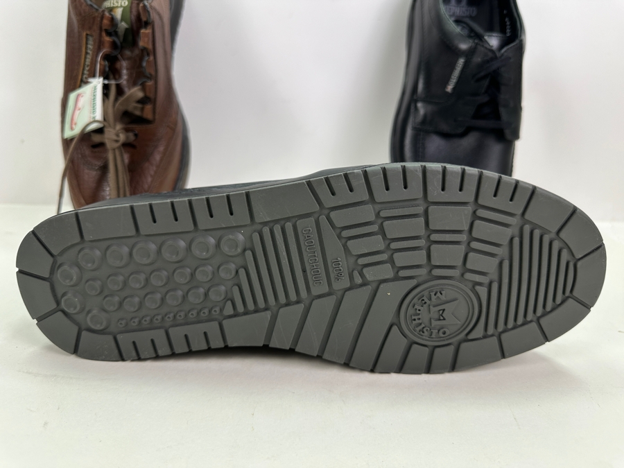 Three New Pair Mephisto Lace-up Leather Shoes Black, Brown Size 10.5 Retails $1,000 [Photo 3]