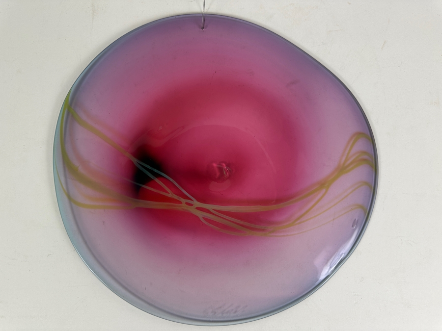 Signed Art Glass Sun Catcher 11.5W [Photo 3]