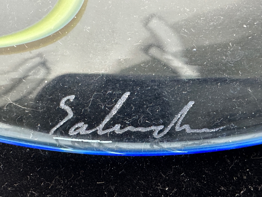 Signed Art Glass Sun Catcher 11.5W [Photo 4]