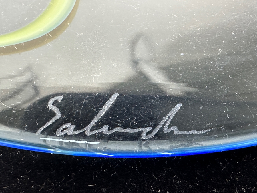 Signed Art Glass Sun Catcher 11.5W [Photo 5]