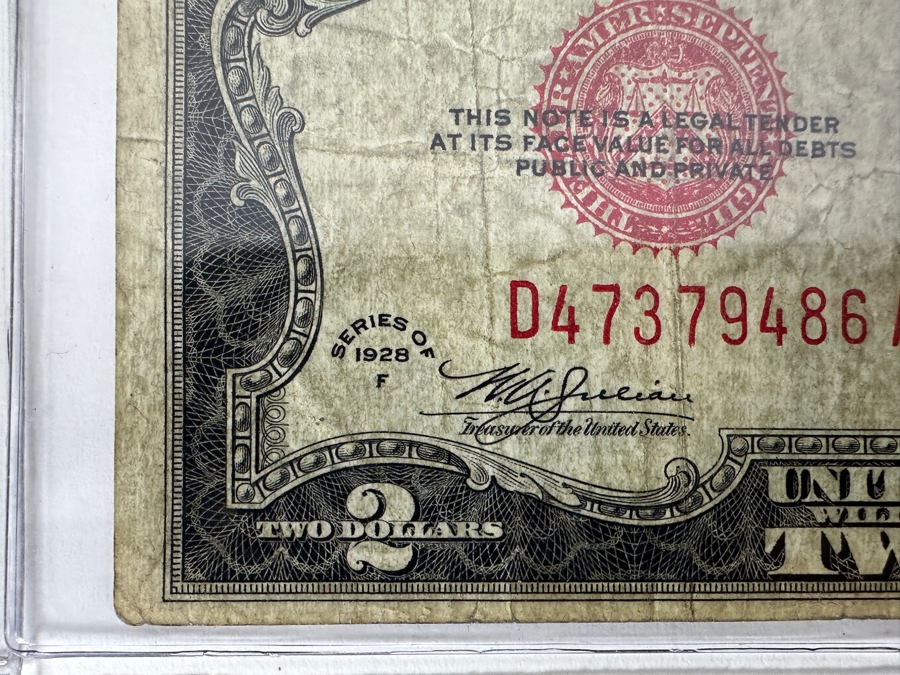 (20) Vintage United States $2 Dollar Bills And (4) Vintage United States $1 Dollar Bills [Photo 9]