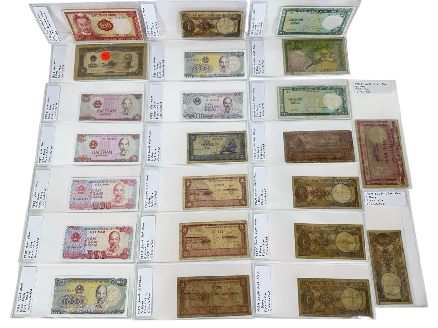 Collection Of 23 Notes From Vietnam [Photo 1]