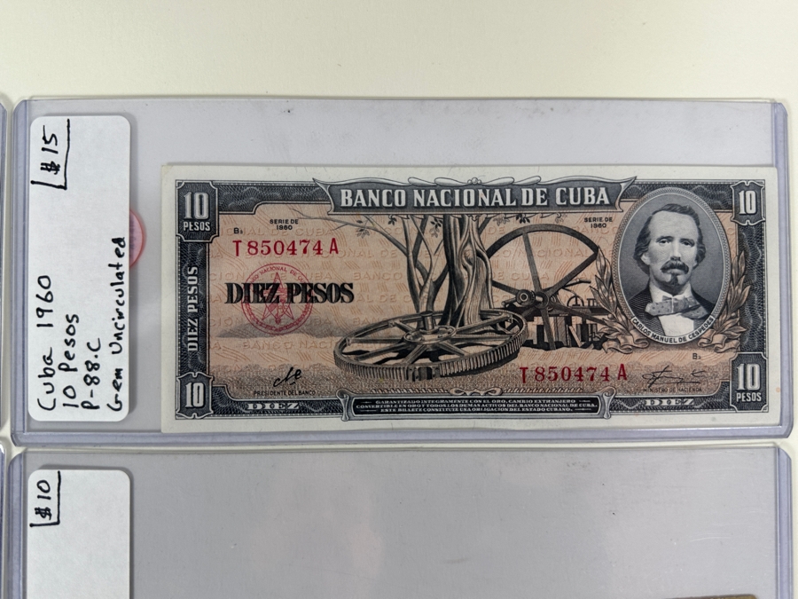 Four Antique Notes From Cuba  [Photo 4]