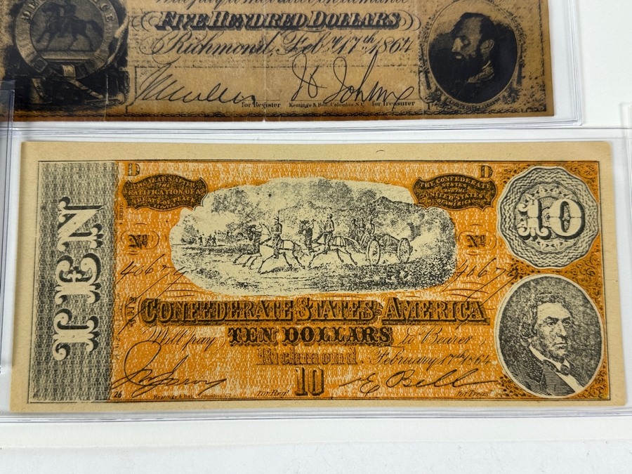 Collection Of 35 Replica Notes From The Late 1950s Cereal Boxes All Marked Copy, Replica Or Facsimile  [Photo 3]