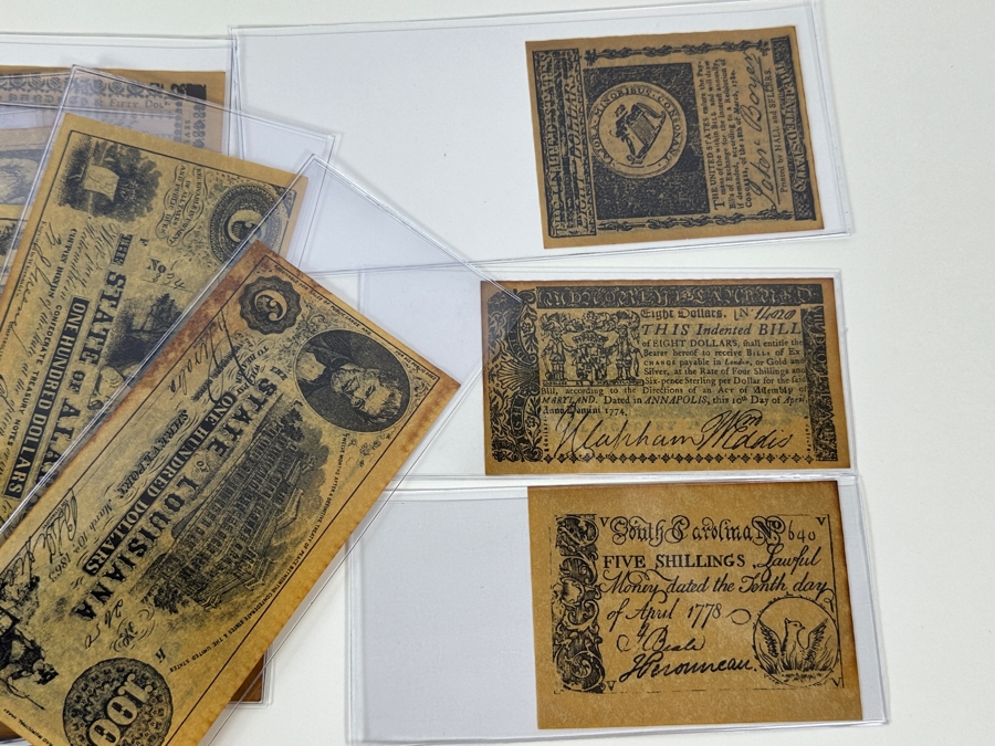 Collection Of 35 Replica Notes From The Late 1950s Cereal Boxes All Marked Copy, Replica Or Facsimile  [Photo 12]