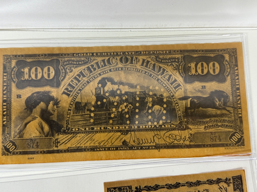 Collection Of 35 Replica Notes From The Late 1950s Cereal Boxes All Marked Copy, Replica Or Facsimile  [Photo 7]