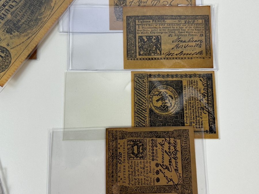 Collection Of 35 Replica Notes From The Late 1950s Cereal Boxes All Marked Copy, Replica Or Facsimile  [Photo 11]