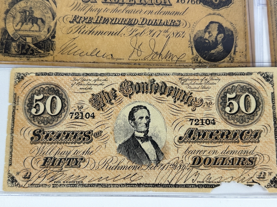 Collection Of 35 Replica Notes From The Late 1950s Cereal Boxes All Marked Copy, Replica Or Facsimile  [Photo 4]