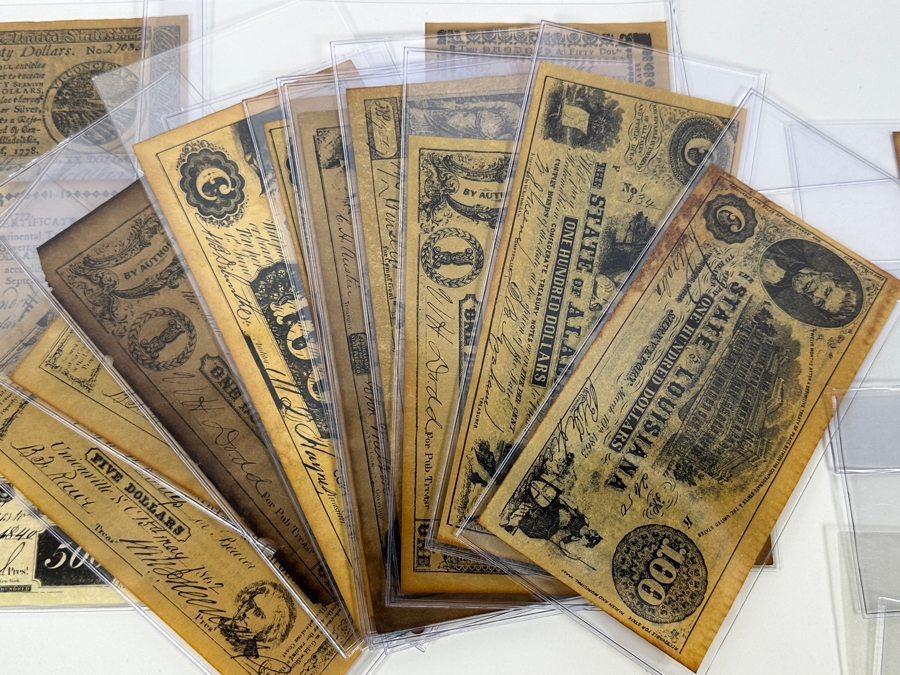 Collection Of 35 Replica Notes From The Late 1950s Cereal Boxes All Marked Copy, Replica Or Facsimile  [Photo 10]