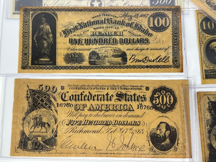 Collection Of 35 Replica Notes From The Late 1950s Cereal Boxes All Marked Copy, Replica Or Facsimile  [Photo 6]