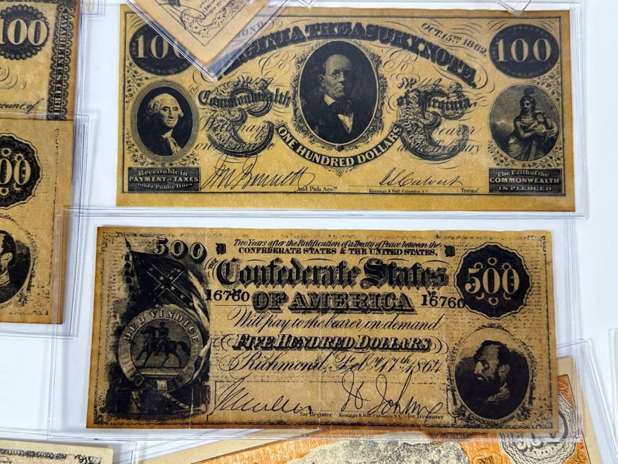 Collection Of 35 Replica Notes From The Late 1950s Cereal Boxes All Marked Copy, Replica Or Facsimile  [Photo 5]