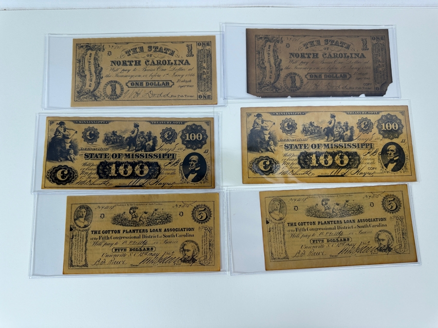 Collection Of 35 Replica Notes From The Late 1950s Cereal Boxes All Marked Copy, Replica Or Facsimile  [Photo 15]