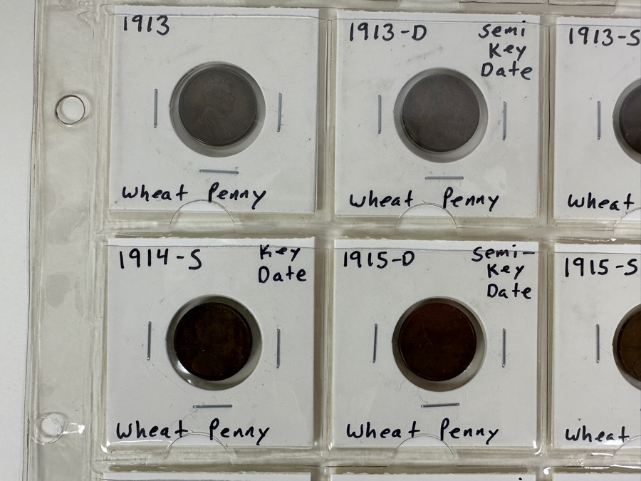 Early Rare Lincoln Wheat Cents 30 Coins 1909-1928  [Photo 5]