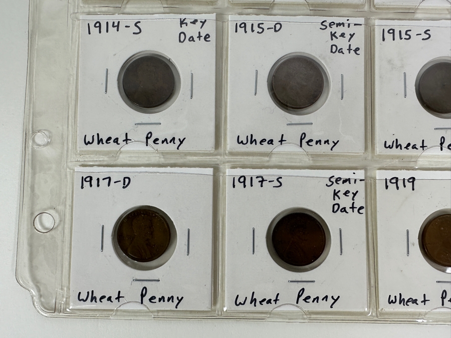 Early Rare Lincoln Wheat Cents 30 Coins 1909-1928  [Photo 8]