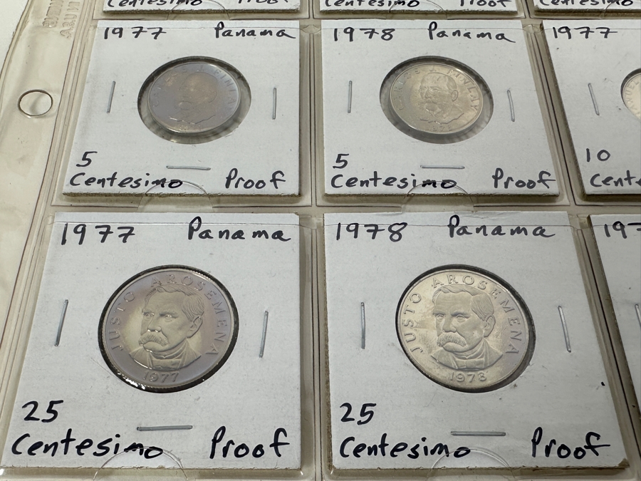 Collection Of Proof Coins From British Virgin Islands And Panama  [Photo 6]