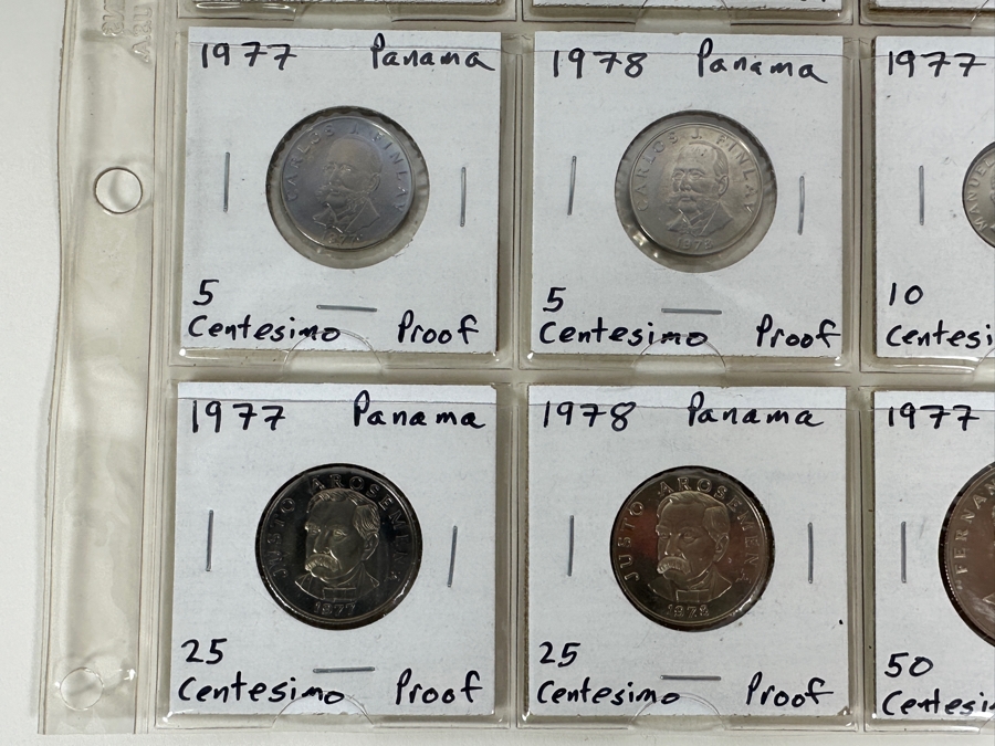 Collection Of Proof Coins From British Virgin Islands And Panama  [Photo 5]