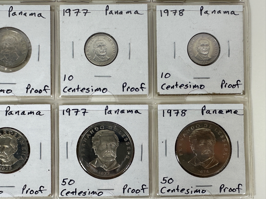 Collection Of Proof Coins From British Virgin Islands And Panama  [Photo 4]