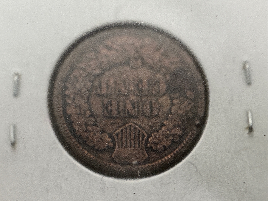 Sheet With 20 Indian Head Pennies In Holders From 1881 To 1906  [Photo 5]