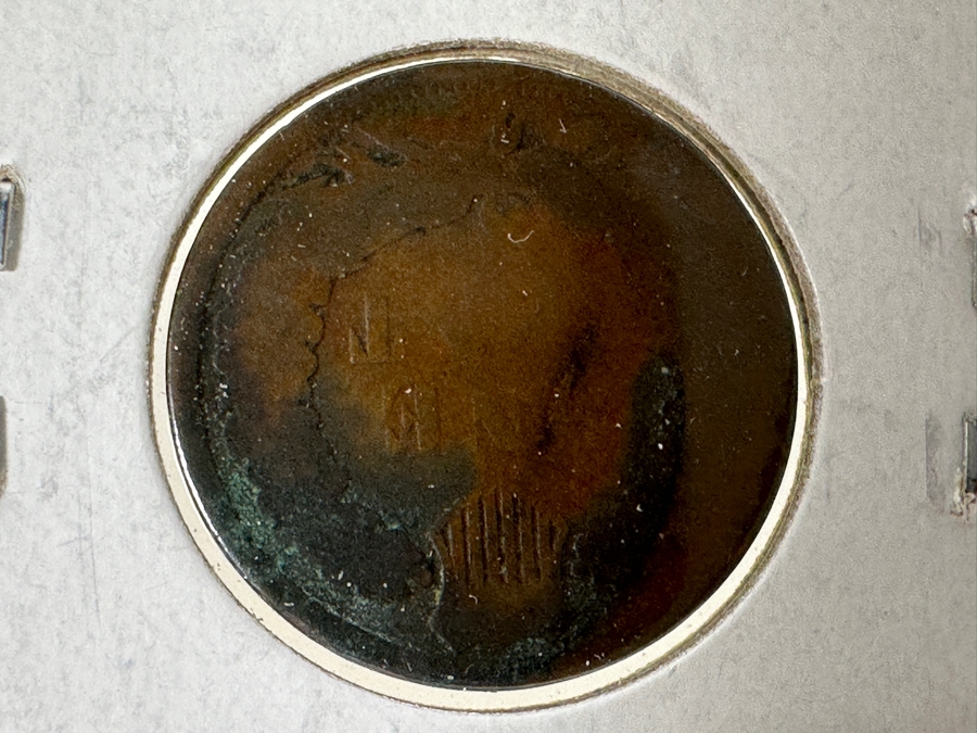 Sheet With 20 Indian Head Pennies In Holders From 1881 To 1906  [Photo 7]