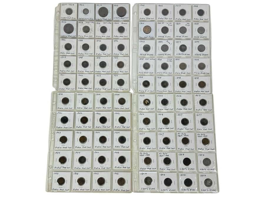 'Vintage' Coin Collection Of 80 'Obsolete' Coins