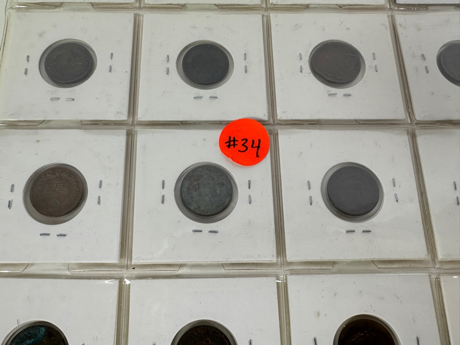 'Vintage' Coin Collection Of 80 'Obsolete' Coins [Photo 41]