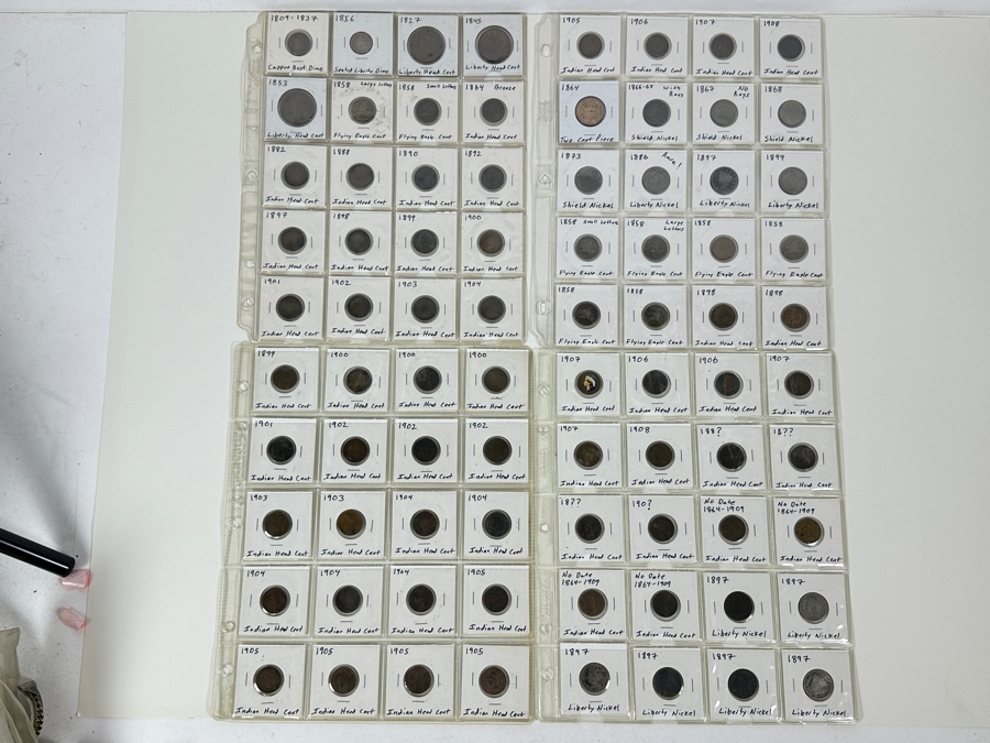 'Vintage' Coin Collection Of 80 'Obsolete' Coins [Photo 40]