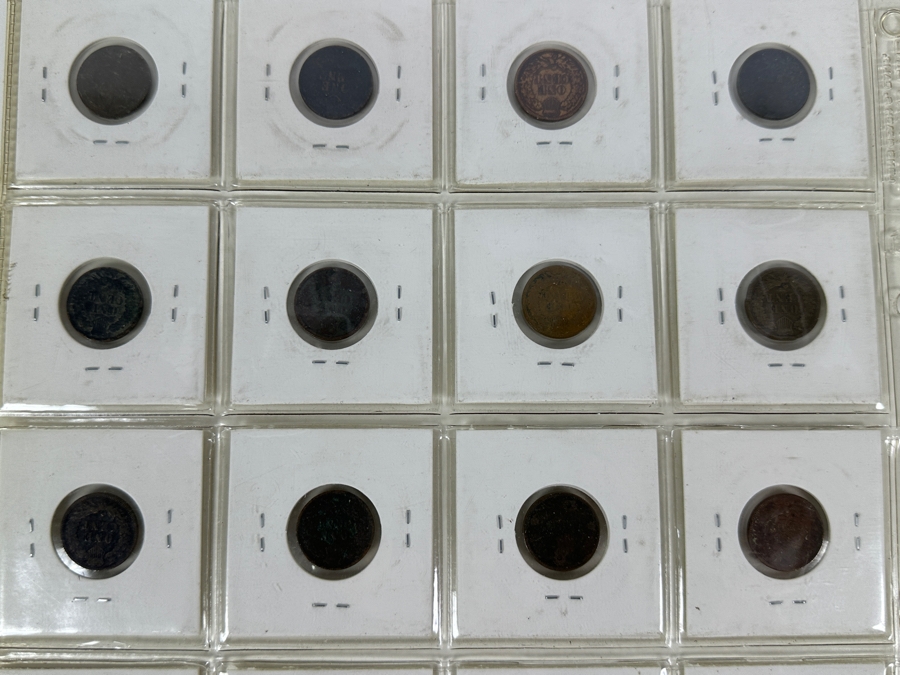 'Vintage' Coin Collection Of 80 'Obsolete' Coins [Photo 34]