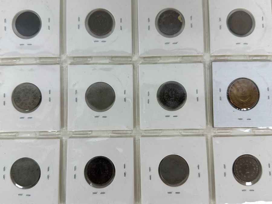 'Vintage' Coin Collection Of 80 'Obsolete' Coins [Photo 36]