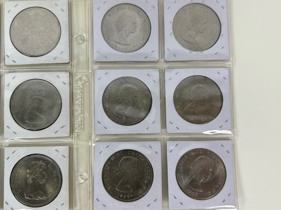 Collection Of 28 British Crowns [Photo 10]