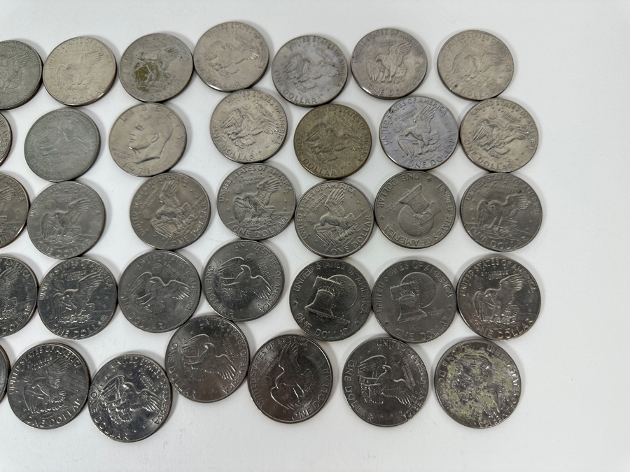 Bag Of 50 Eisenhower Silver Coins  [Photo 7]