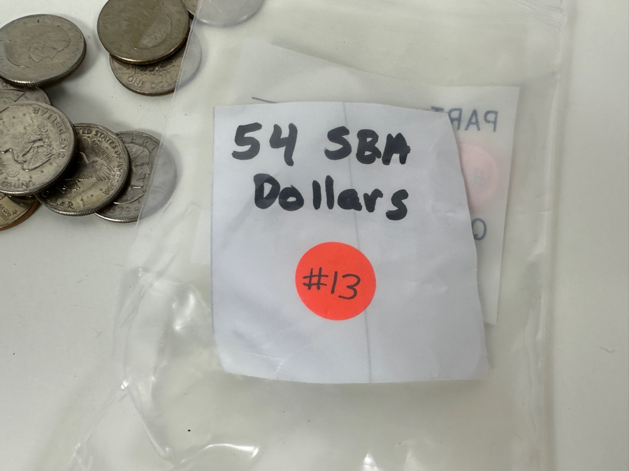 Bag Of 50+ Susan B. Anthony Dollars - 54 Total  [Photo 4]