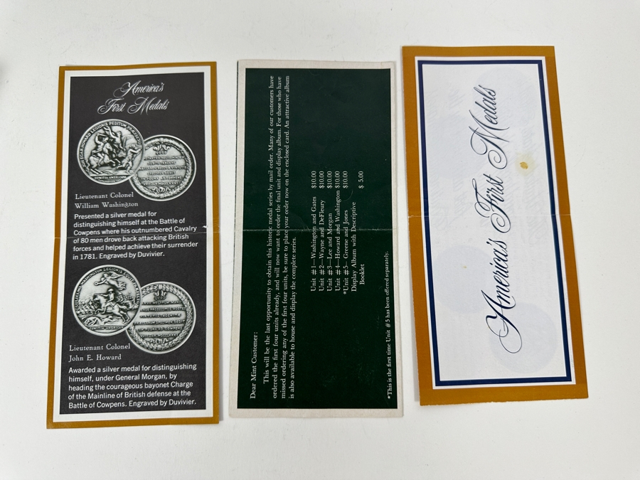 America's First Medals Revolutionary War Collection 1973 U.S. Mint Complete With 19 Extra Medals  [Photo 21]