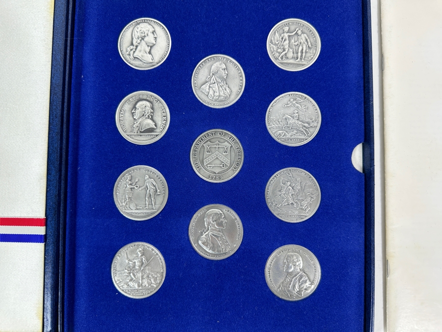 America's First Medals Revolutionary War Collection 1973 U.S. Mint Complete With 19 Extra Medals  [Photo 13]