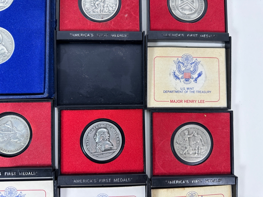 America's First Medals Revolutionary War Collection 1973 U.S. Mint Complete With 19 Extra Medals  [Photo 8]