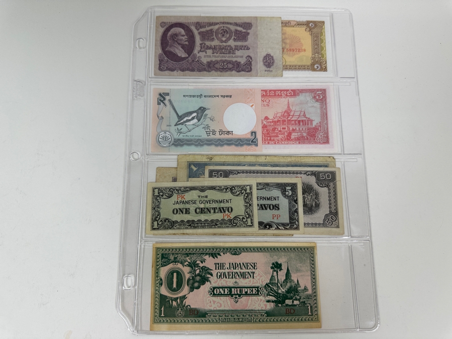 Album Of U.S. & World Currency With 107 Different Notes [Photo 23]