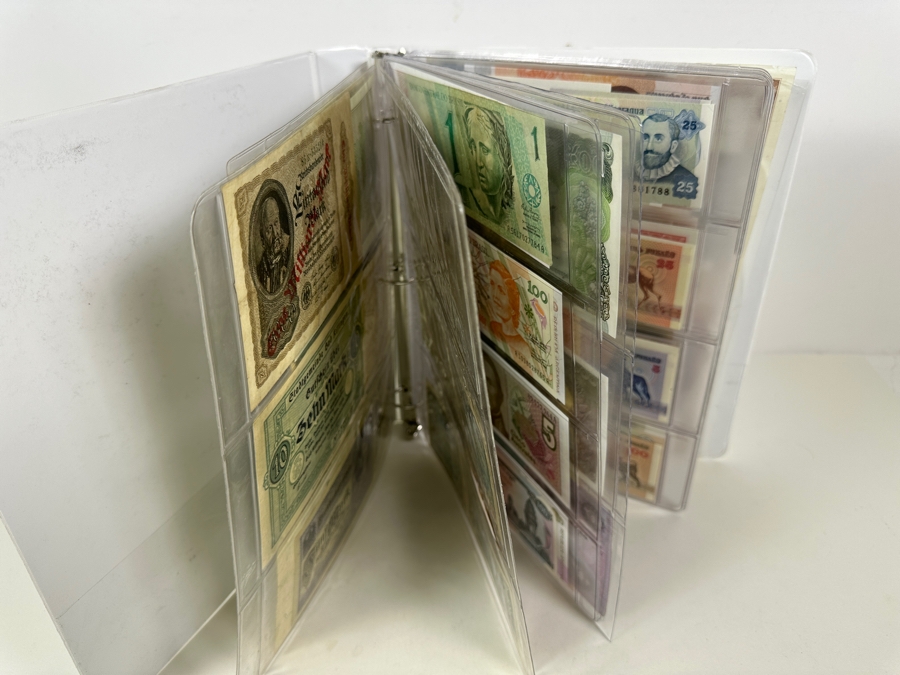 Album Of U.S. & World Currency With 107 Different Notes [Photo 30]