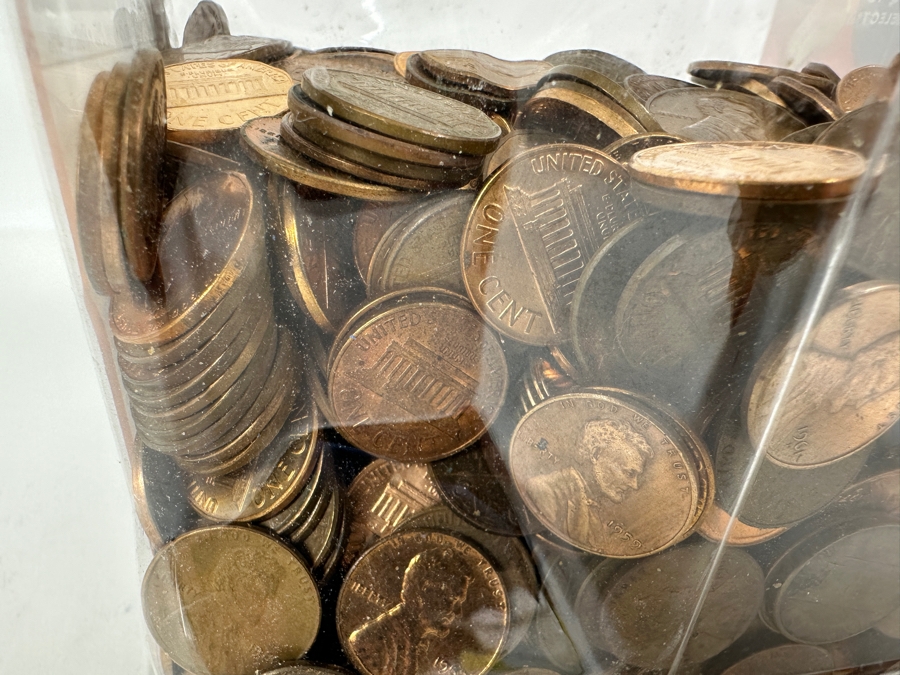 Over Troy 10 Pounds Of Copper Pennies Dated 1981 And Earlier [Photo 4]