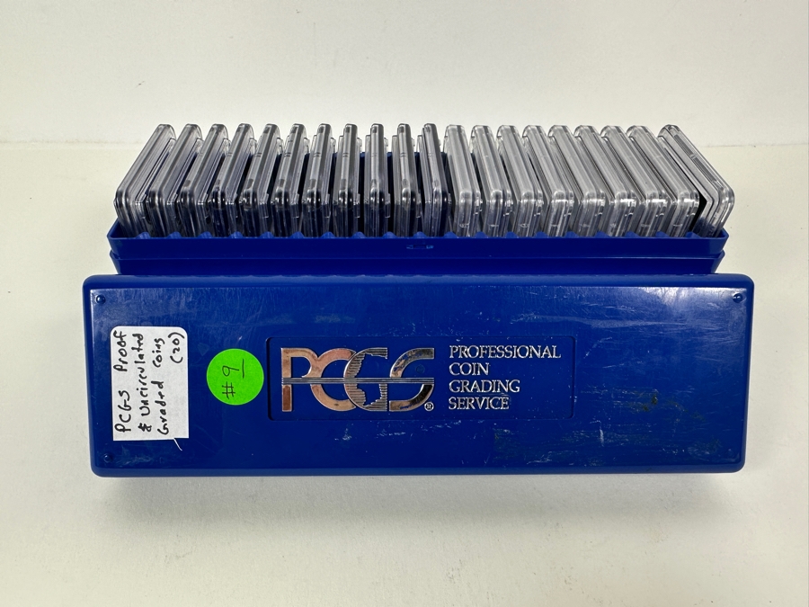 Box Of 20 Slabbed / Graded Coins: Proofs, Silver & Collectible Coins [Photo 13]