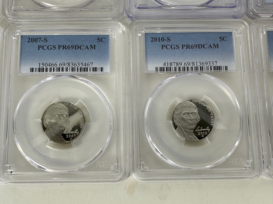 Box Of 20 Slabbed / Graded Coins: Proofs, Silver & Collectible Coins [Photo 10]