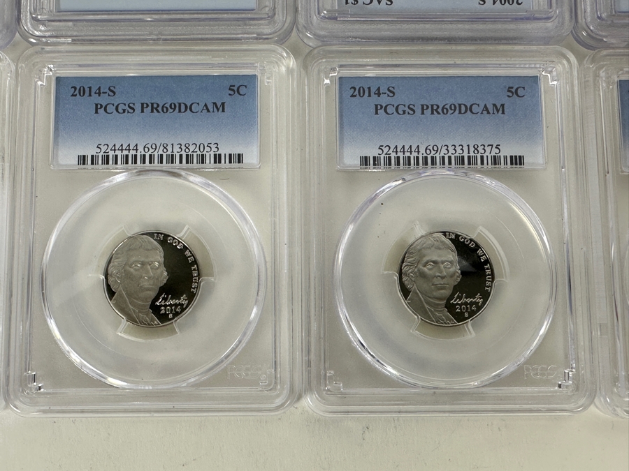 Box Of 20 Slabbed / Graded Coins: Proofs, Silver & Collectible Coins [Photo 11]