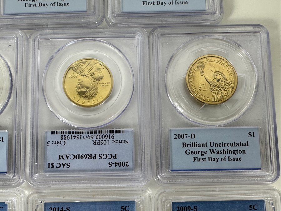 Box Of 20 Slabbed / Graded Coins: Proofs, Silver & Collectible Coins [Photo 5]